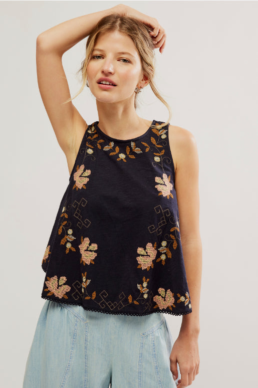 Fun And Flirty Embroidered Top