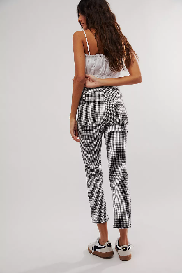 In My Feelings Slim Crop Pants - White
