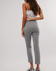 In My Feelings Slim Crop Pants - White