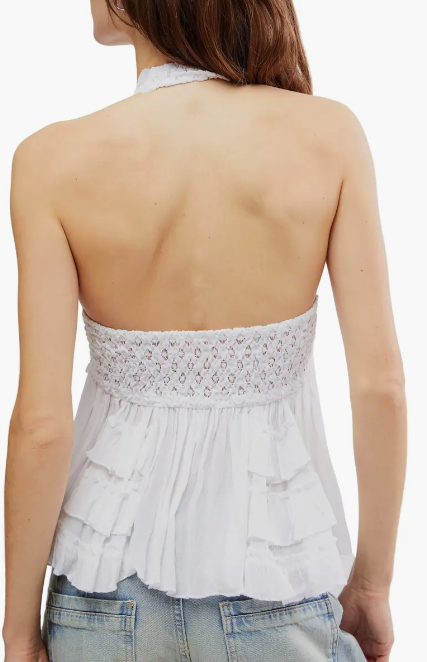 Adella Lace Halter Cami