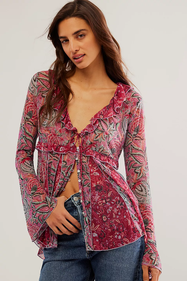 Wildest Dreams Tunic - Raspberry