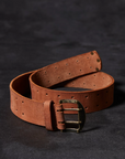 We The Free Double Cross Belt - Cognac