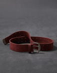 We The Free Double Cross Belt - Crimson