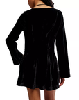 Linney Velvet Mini Dress