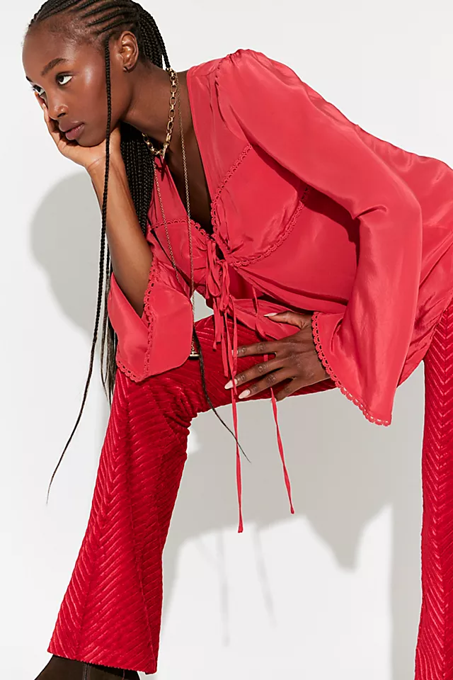 Penny Pull On Velvet Pants