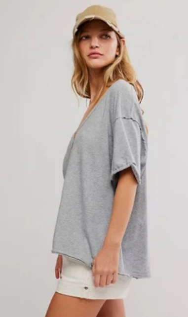 Nina Tee - Heather Grey