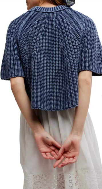 Amy Sweater Tee - Navy Academy