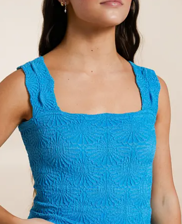 Love Letter Cami - Tropical Blue