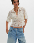 Mannie Lace Buttondown