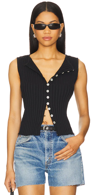 Tilly Vest - Black