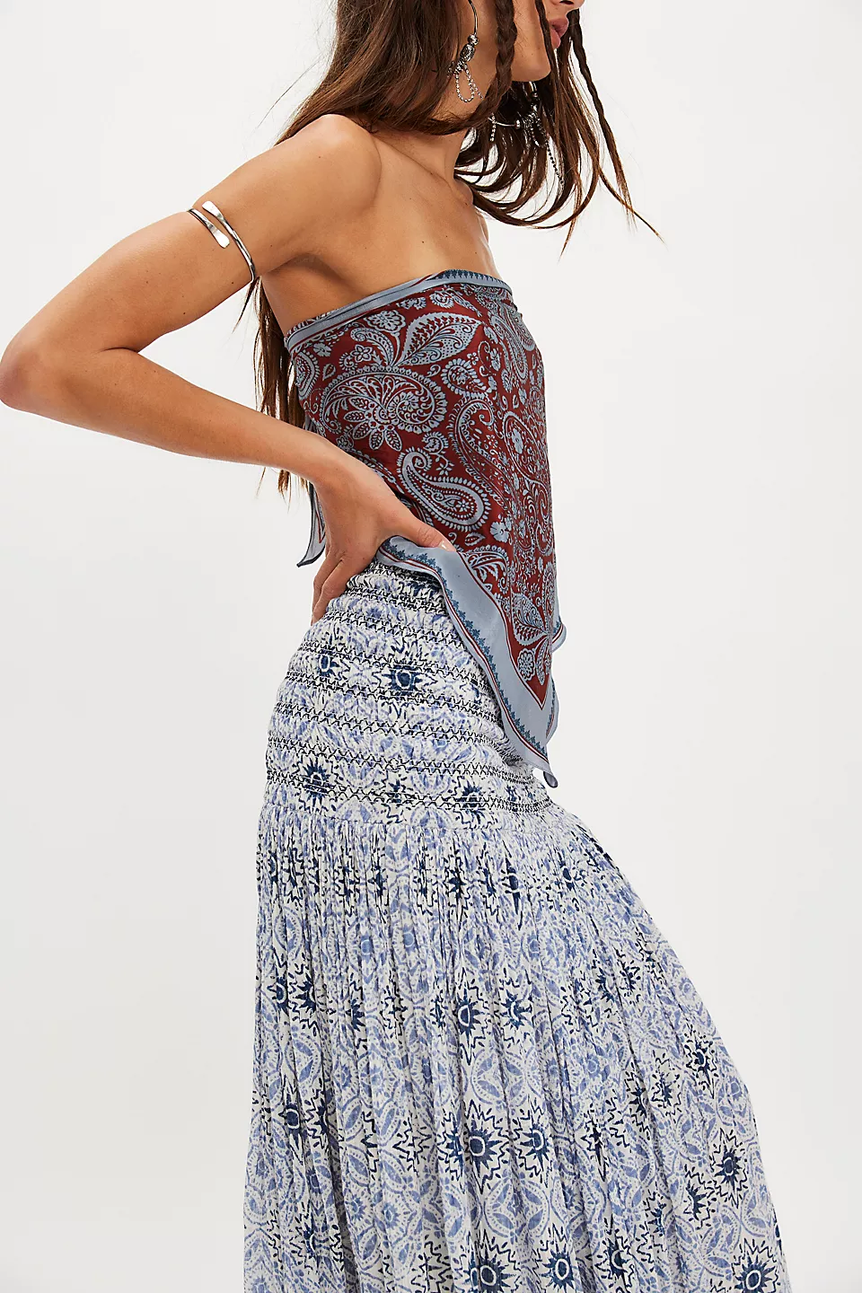 Ravenna Printed Convertible Maxi Skirt