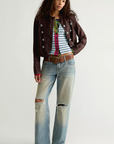 We The Free Noa Cardi Blue Pop Combo