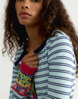 We The Free Noa Cardi Blue Pop Combo