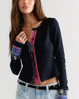 We the Free Noa Cardi Black Combo