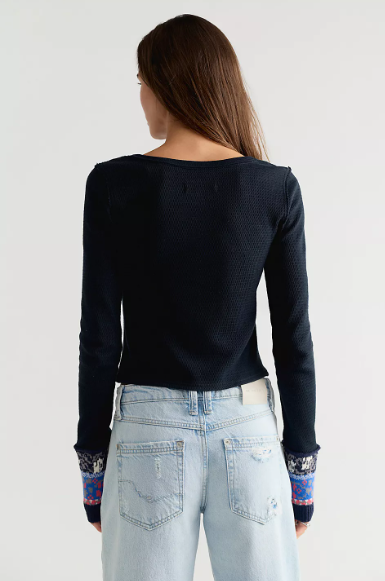 We the Free Noa Cardi Black Combo