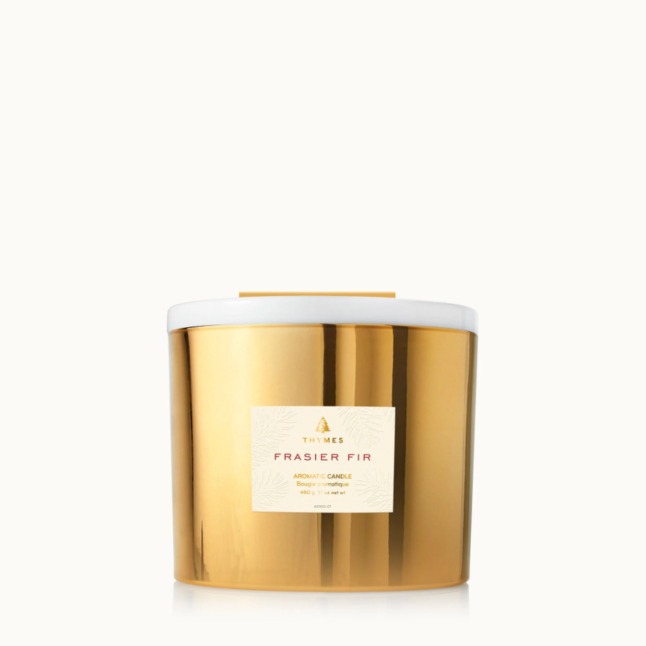 Frasier Fir Gold 3-Wick Candle - 17oz