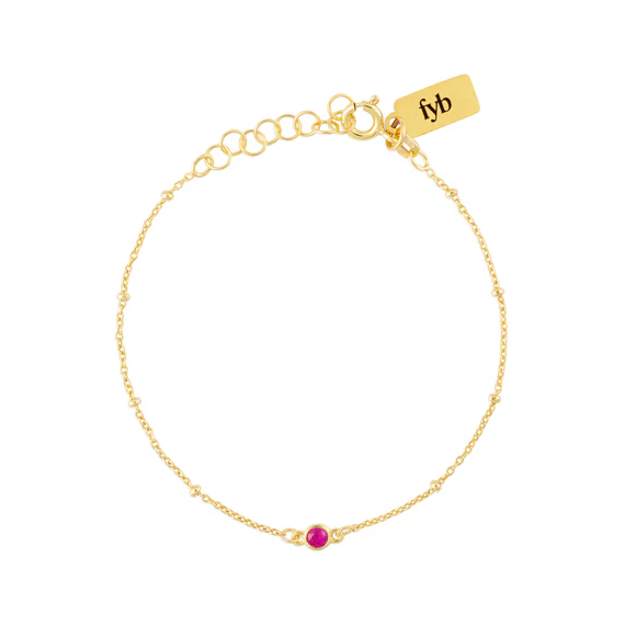 Birthstone Bracelet July