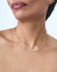 Diana Tennis Necklace - Gold