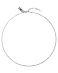 Diana Tennis Necklace - Silver