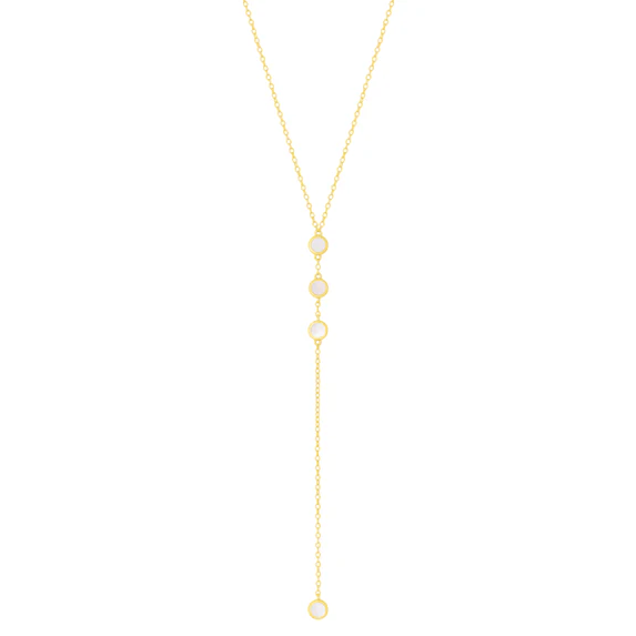 Ren Lariat Necklace - Gold