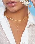 Ren Lariat Necklace - Gold