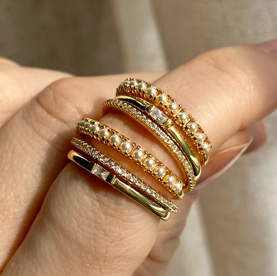 Naomi Stacking Band - Gold