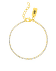 Diana Tennis Braclet - Gold