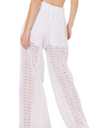 Crochet Pants - White