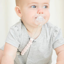 Load image into Gallery viewer, Light Pink Pacifier Clip