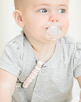 Light Pink Pacifier Clip