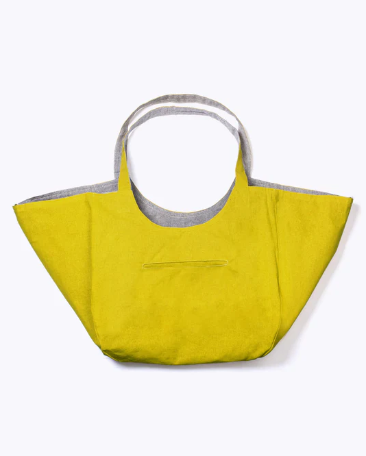 Gemini Reversible Tote - Yellow