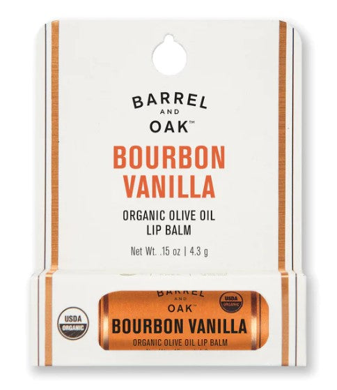 Organic Olive Oil Lip Ba Bourbon Vanilla
