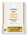 Organic Olive Oil Lip Balm Ginger Citrus