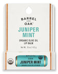 Organic Olive Oil Lip Balm Juniper Mint