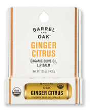 Cargar imagen en el visor de la galería, Organic Olive Oil Lip Balm Ginger Citrus