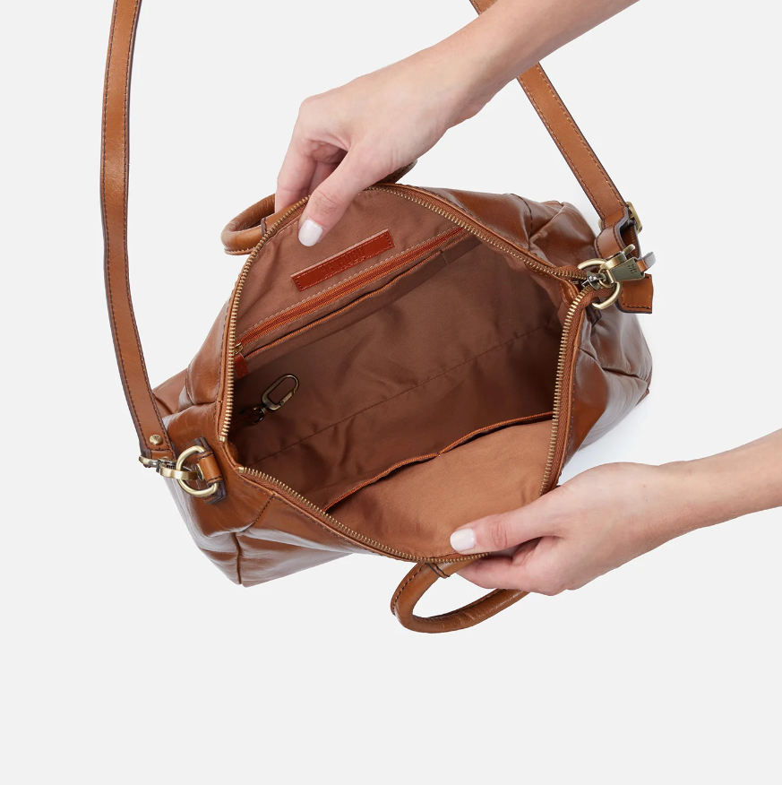 Sheila Medium Satchel - Truffle