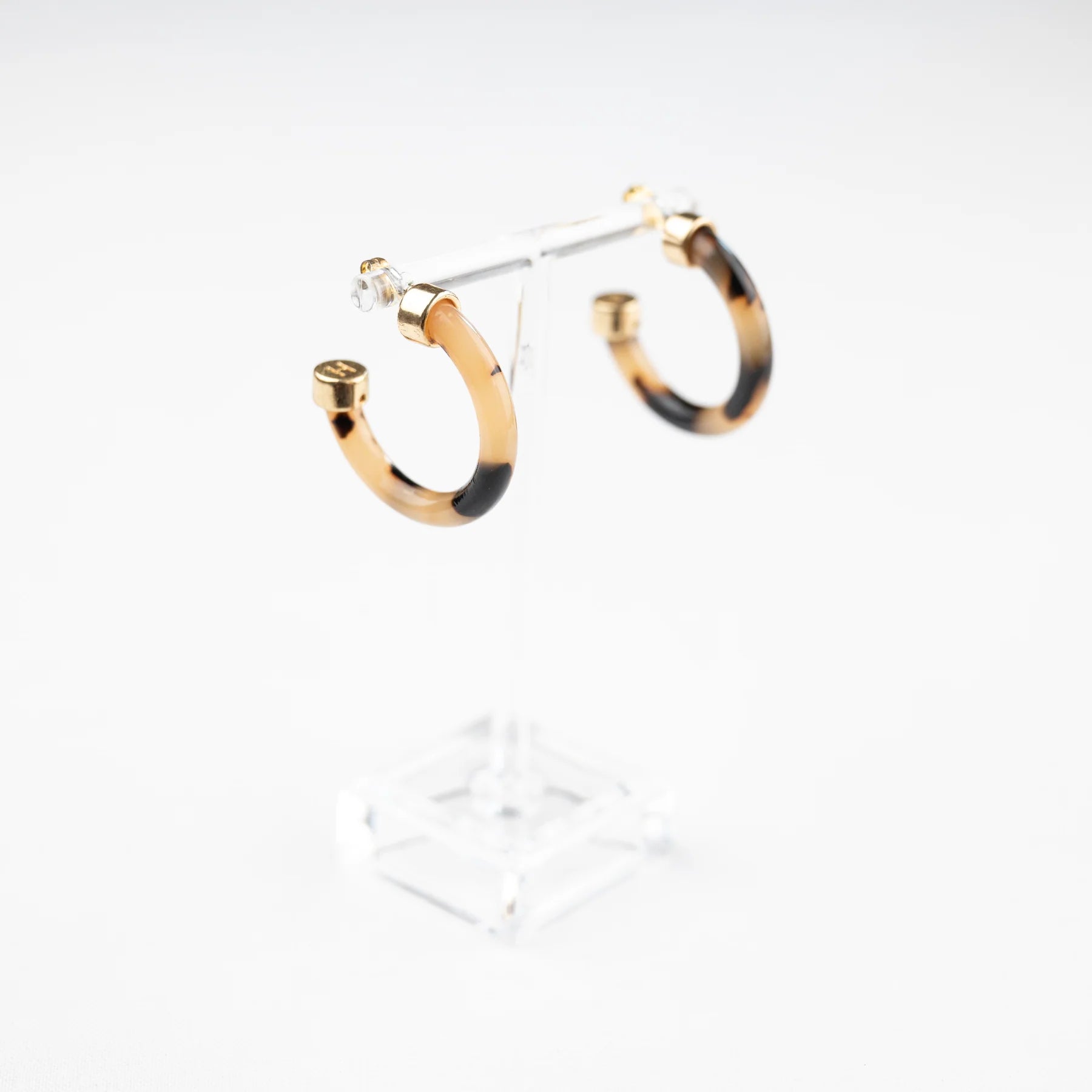 Mini Hoops Tortoise Shell