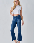 Happi Clean Cropped Flare Jean