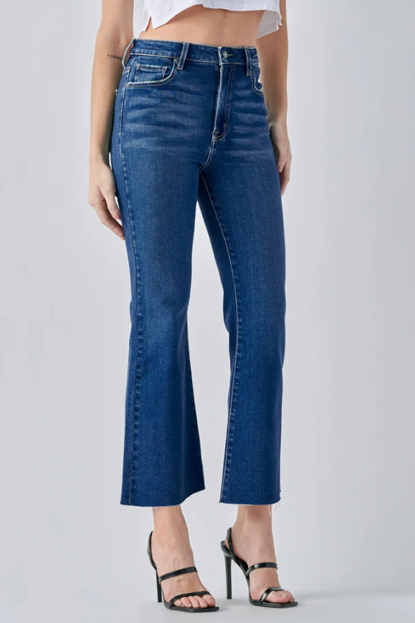 Happi Clean Cropped Flare Jean