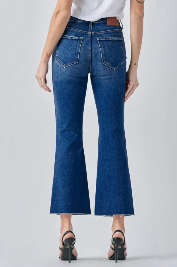 Happi Clean Cropped Flare Jean