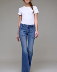 Happi Flare Jean w/ Patch Pockets