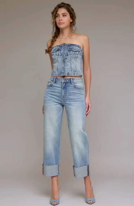 Ella High Rise Wide Straight