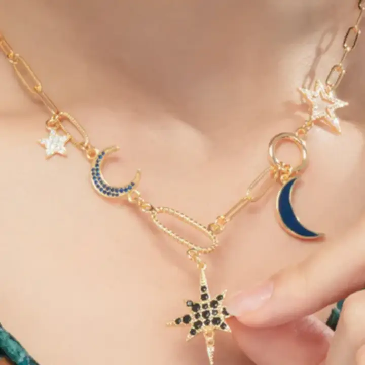 Celestial Moom and Stars