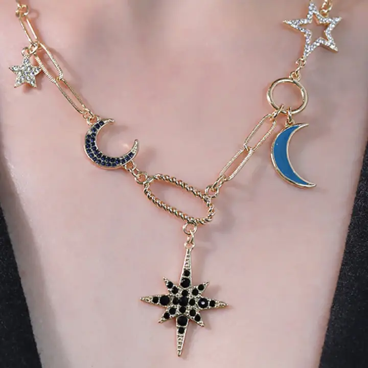 Celestial Moom and Stars