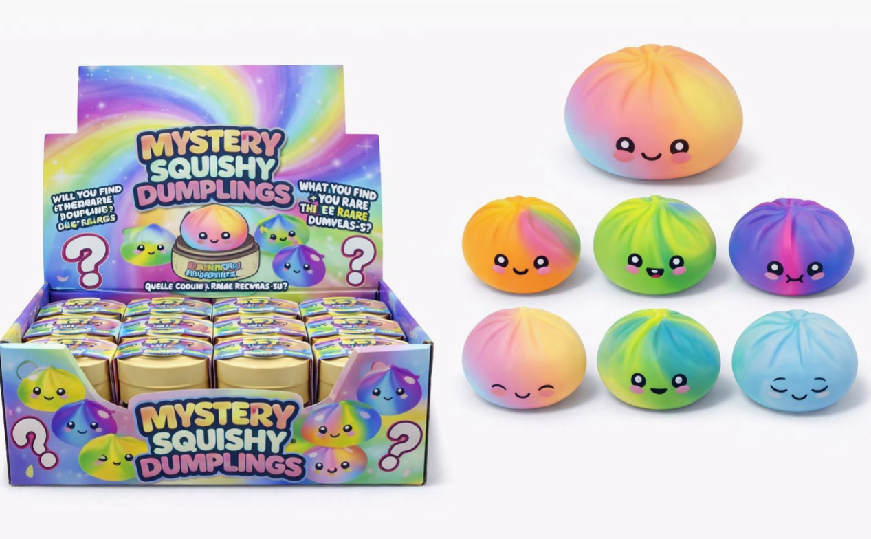 Tie Dye Mystery Squishy Dumpling