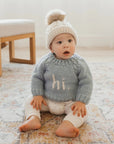 Hi. Crew Neck Sweater - Blue