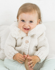 Fur Collar Natural Sweater Cardigan