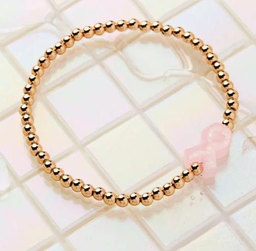 Gold Pink Ribbon Awareness