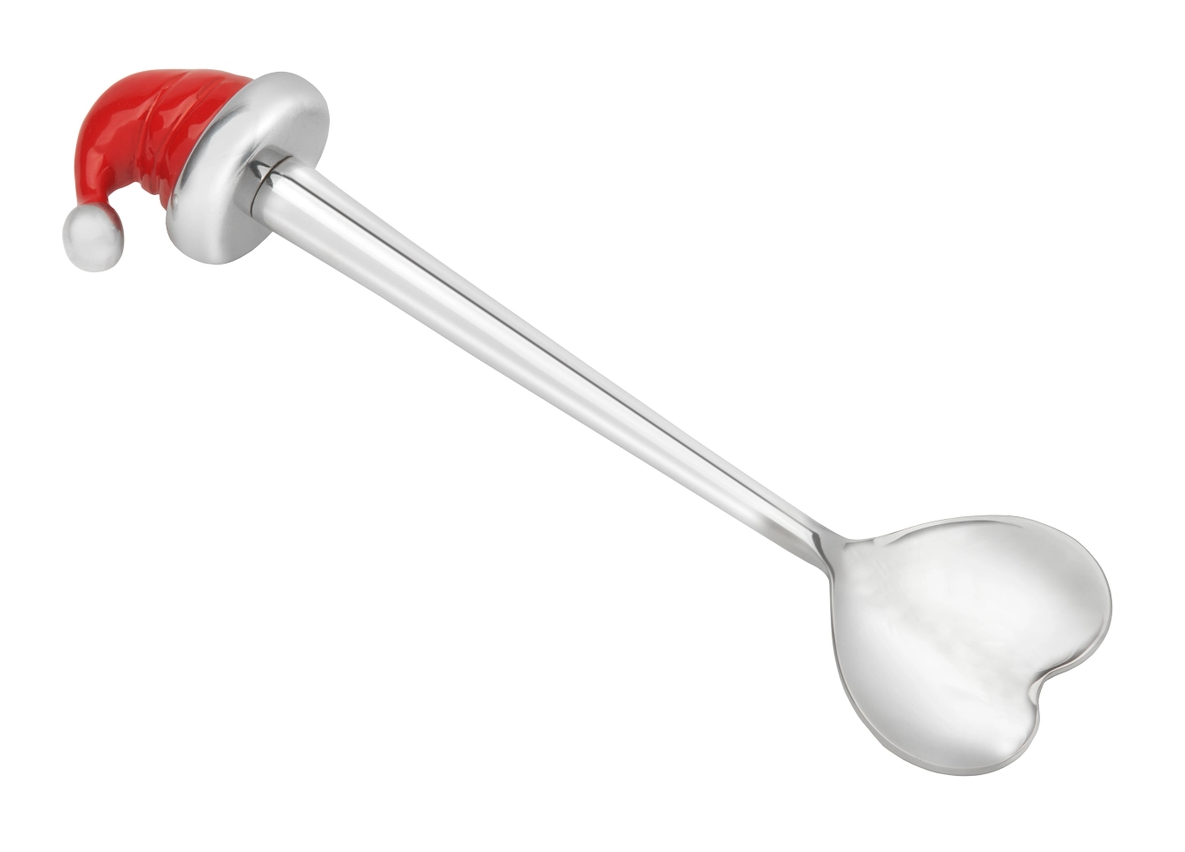 Santa Hat Heart Spoon