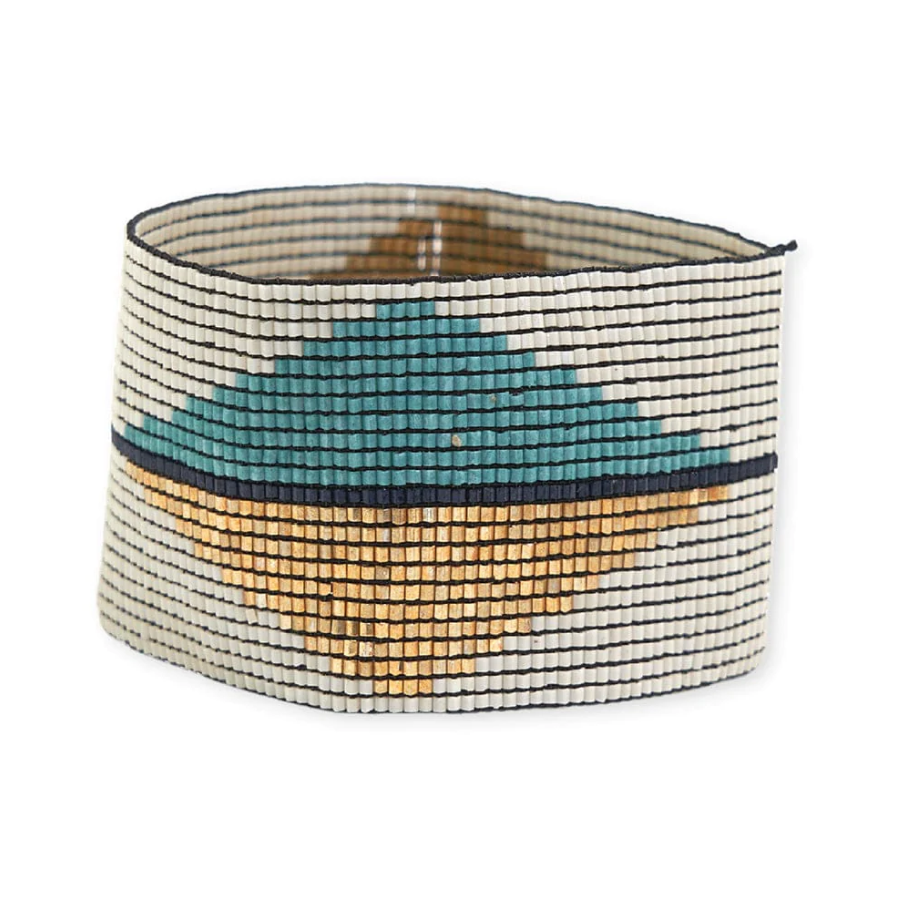 Brooklyn Split Diamond Bracelet Teal